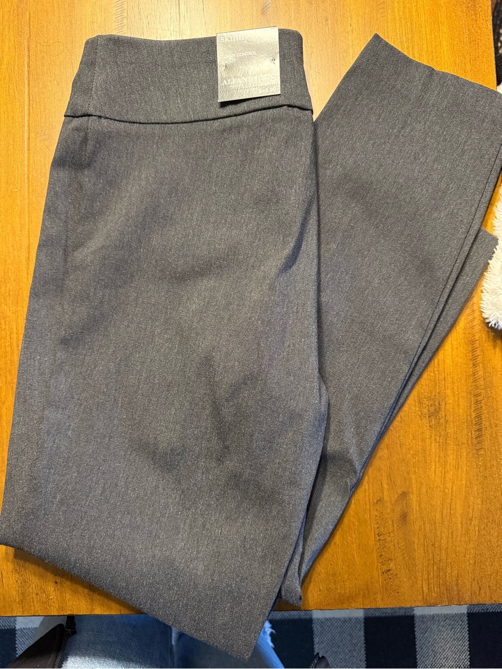 Alfani womens Pants in Charcoal Gray